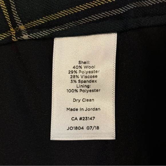 NWT Talbots Plaid Hampshire Ankle Pants, Size 12 Petite - Picture 13 of 14